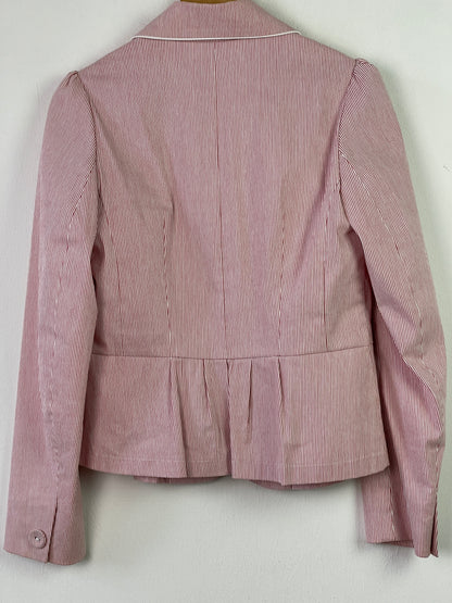 Orsay Damen Jacke Gr S Farbe rot weiss