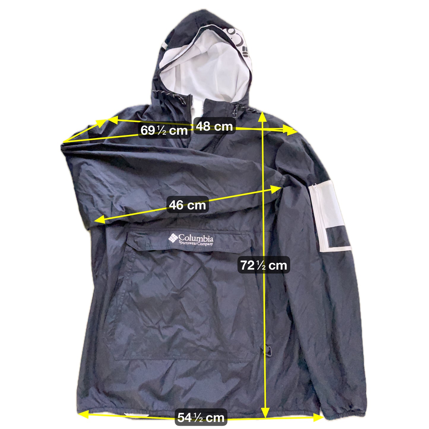 Columbia Herren Windbreaker Gr L Farbe schwarz