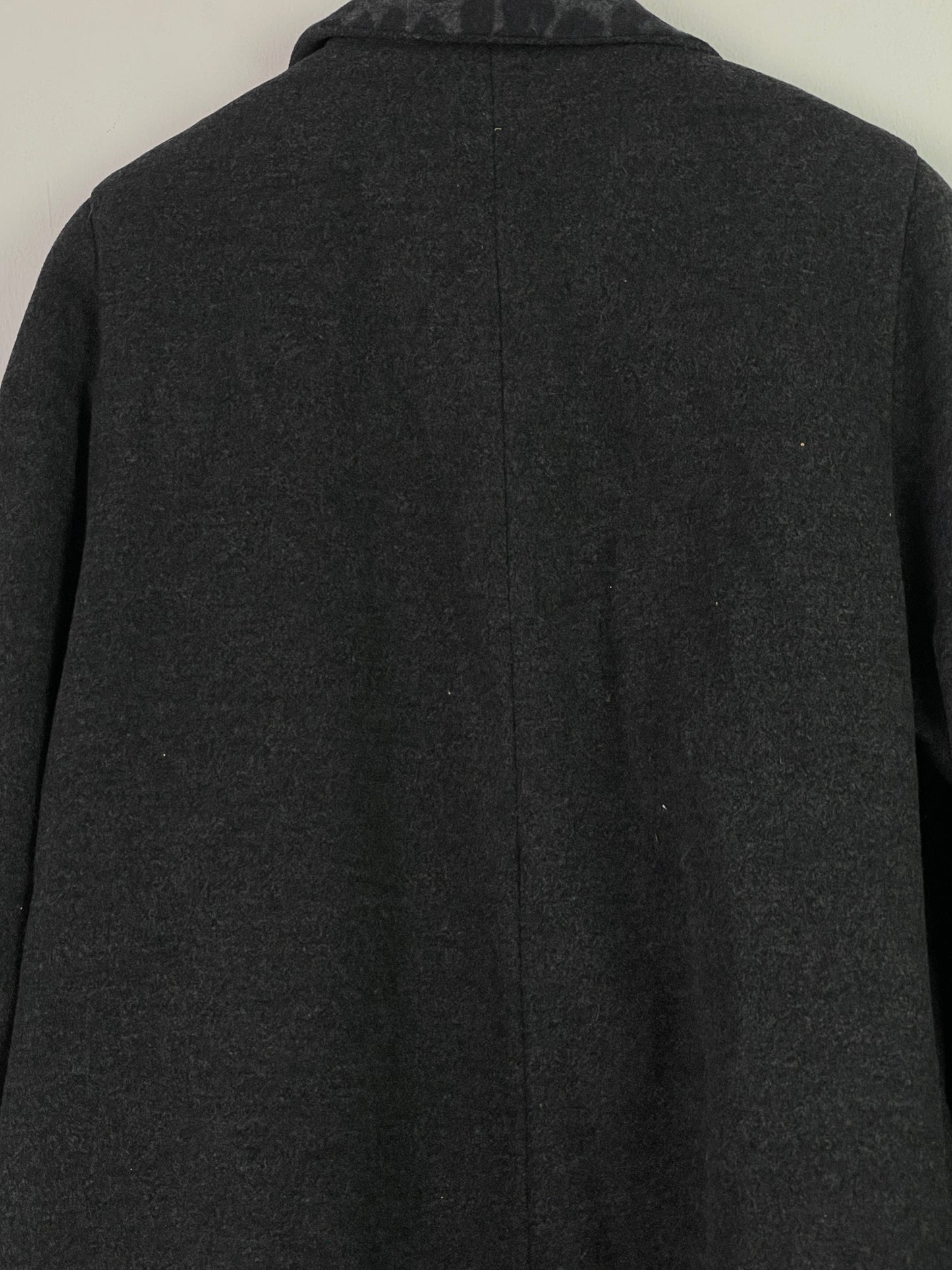 Marcona Damen Mantel aus Wolle Gr XXXL Farbe schwarz