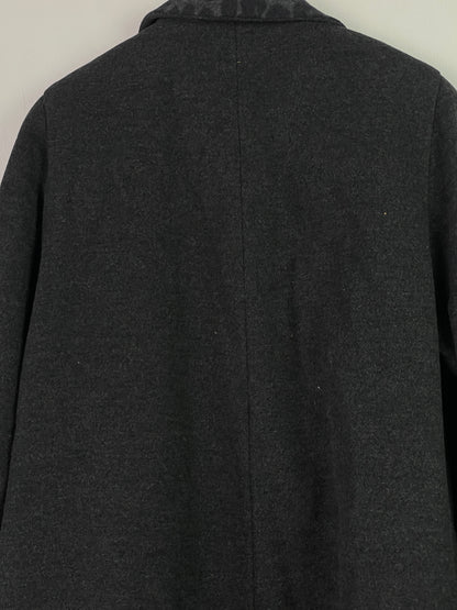 Marcona Damen Mantel aus Wolle Gr XXXL Farbe schwarz