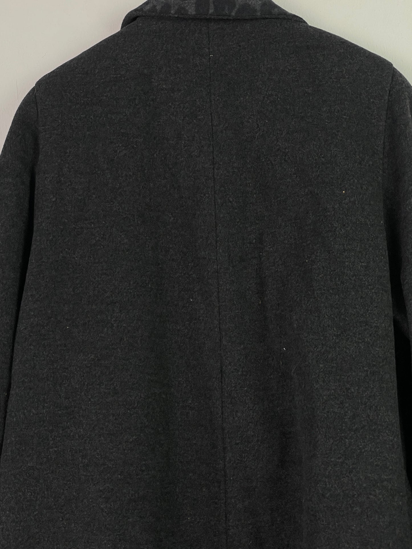 Marcona Damen Mantel aus Wolle Gr XXXL Farbe schwarz