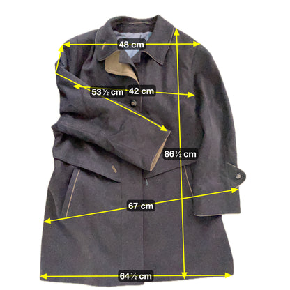 Top-Class Loden Herren Mantel aus Wolle Gr XL Farbe schwarz