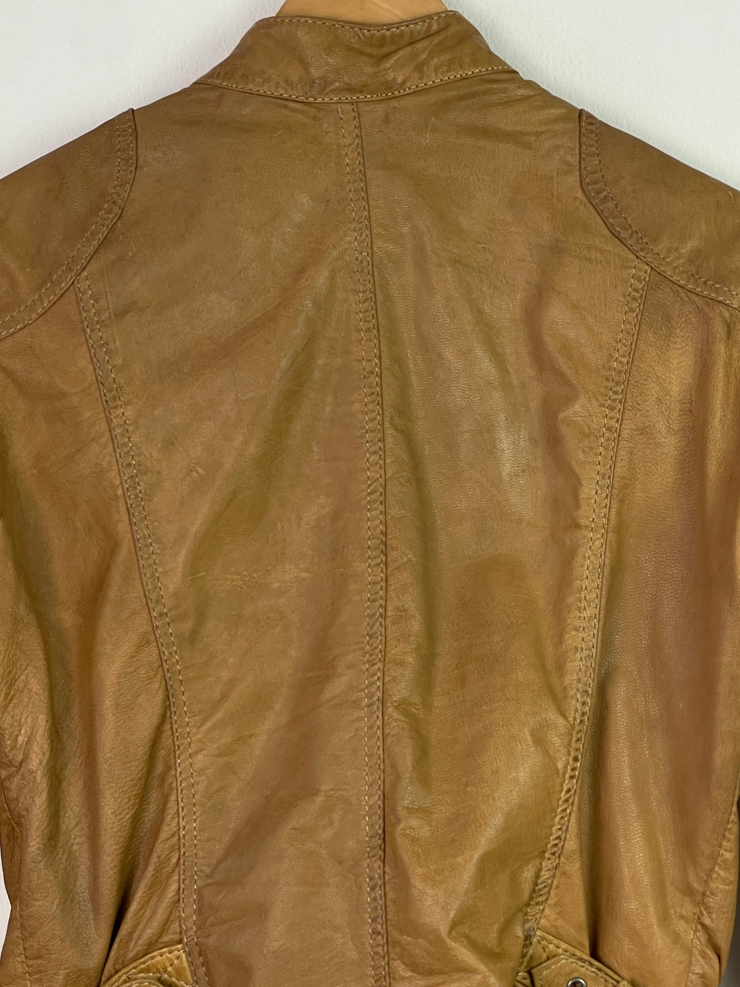 Gipsy Damen Lederjacke Gr M Farbe braun