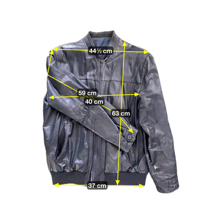 Mark Astor Herren Lederjacke Gr L Farbe schwarz