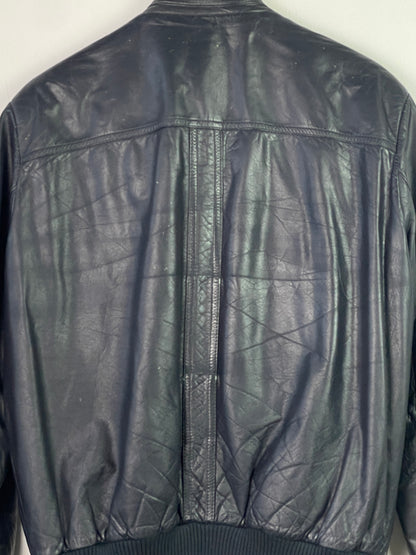 Mark Astor Herren Lederjacke Gr L Farbe schwarz