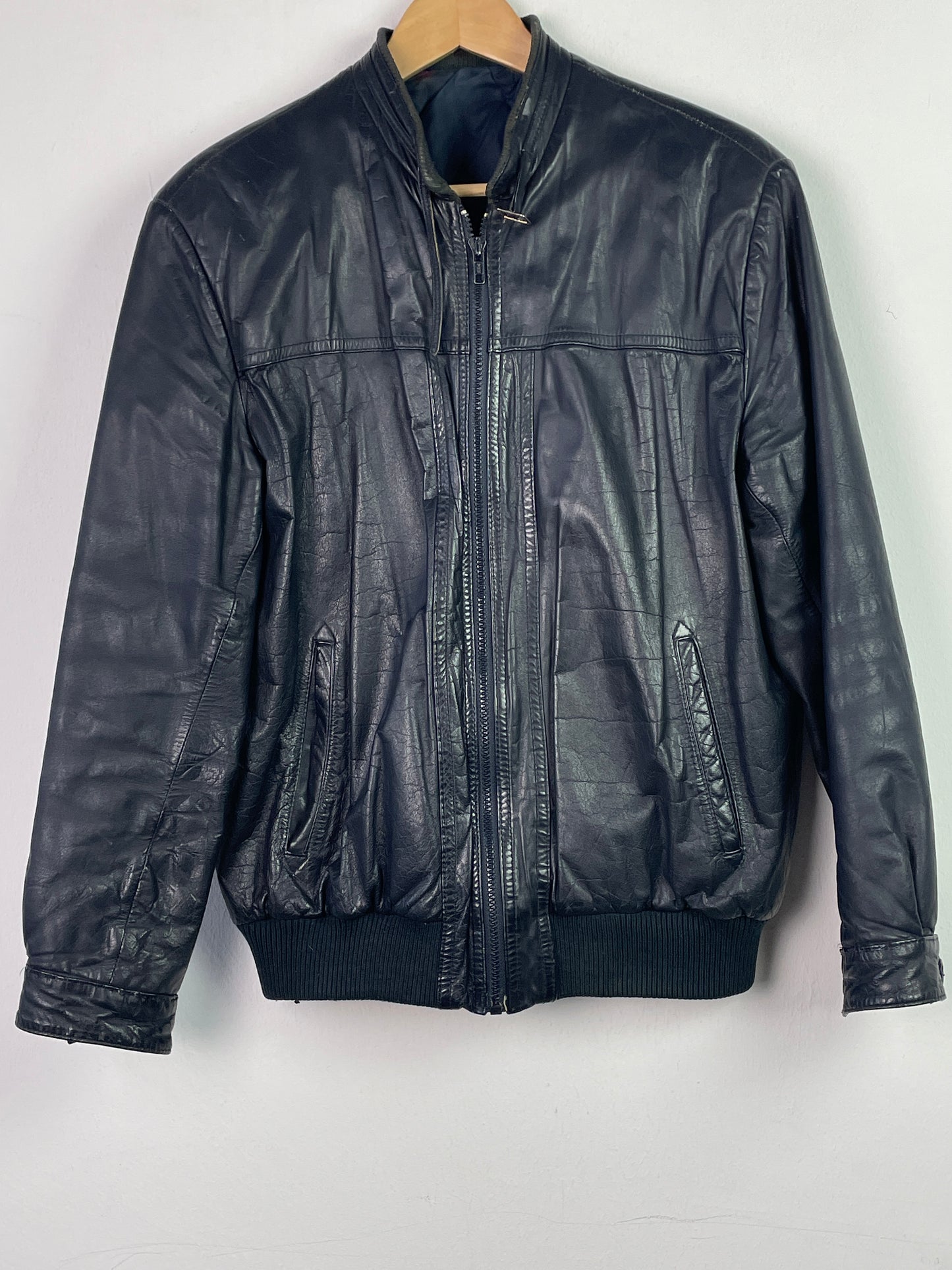 Mark Astor Herren Lederjacke Gr L Farbe schwarz