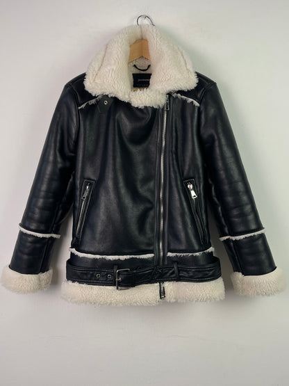 Stradivarius Damen Jacke Gr M Farbe schwarz