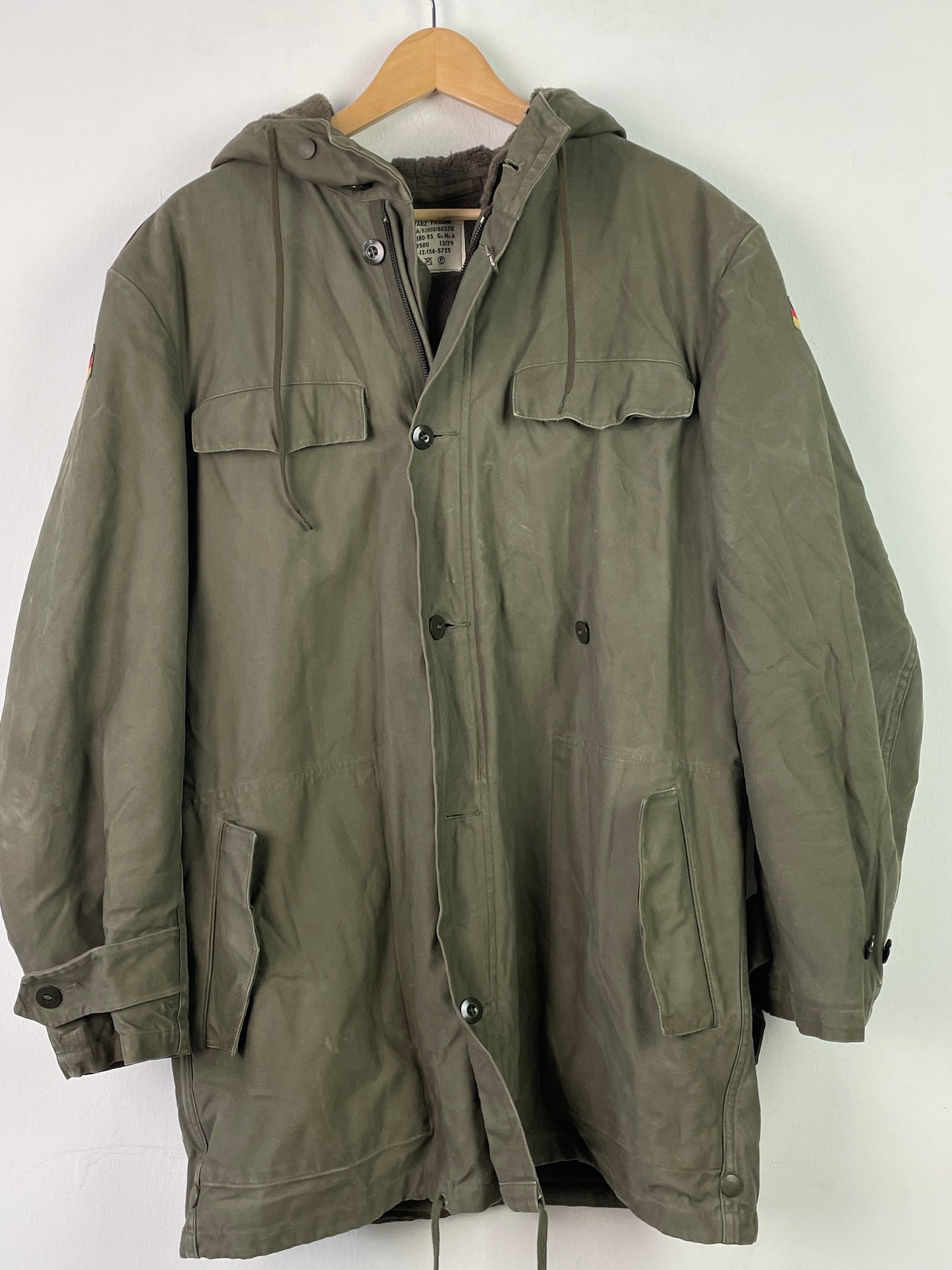 Vintage Herren Jacke Gr XL Farbe khaki