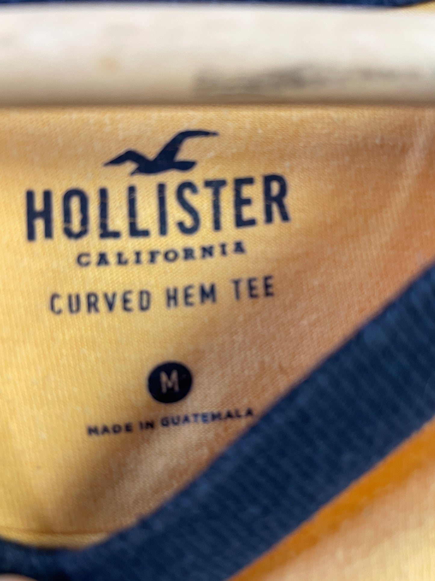 Hollister Damen Shirt Gr M Farbe schwarz gelb