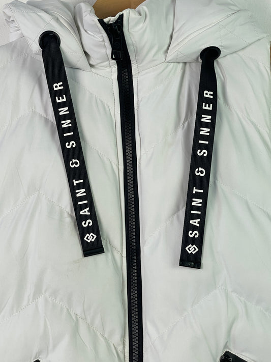 Saint & Sinner Damen Weste Gr S Farbe weiss