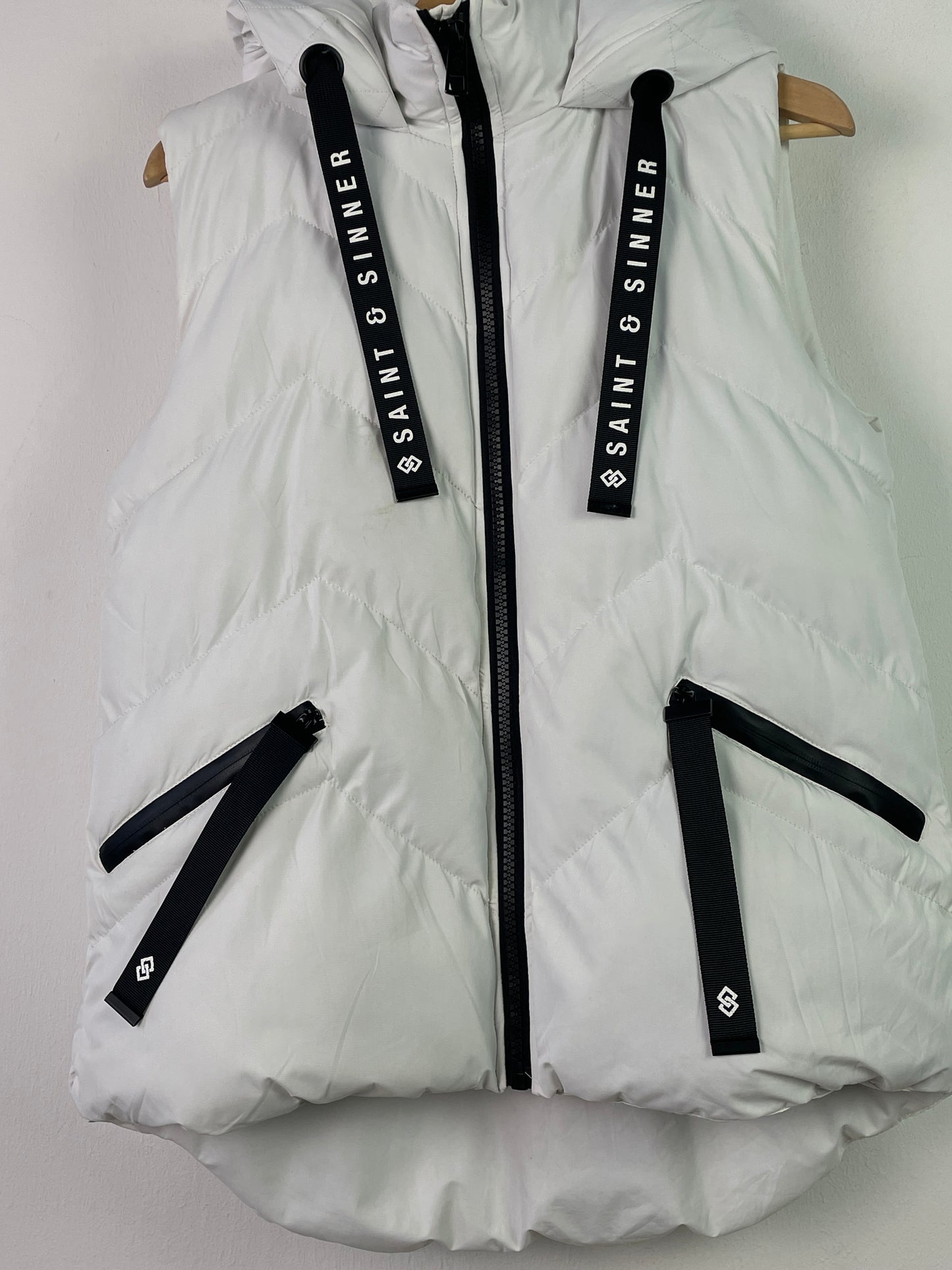 Saint & Sinner Damen Weste Gr S Farbe weiss