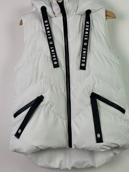 Saint & Sinner Damen Weste Gr S Farbe weiss
