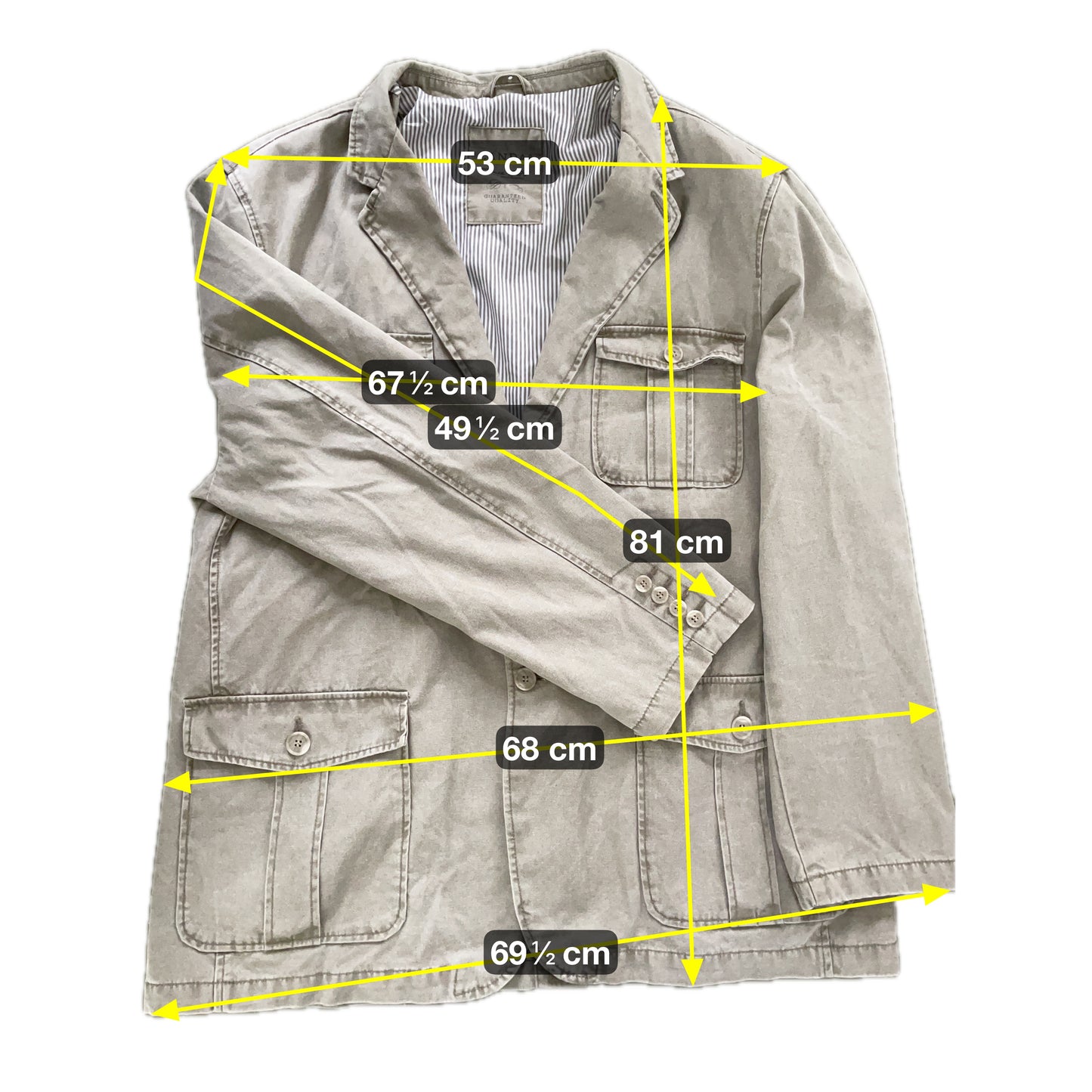 C&A Herren Jacke Gr XXL Farbe grau