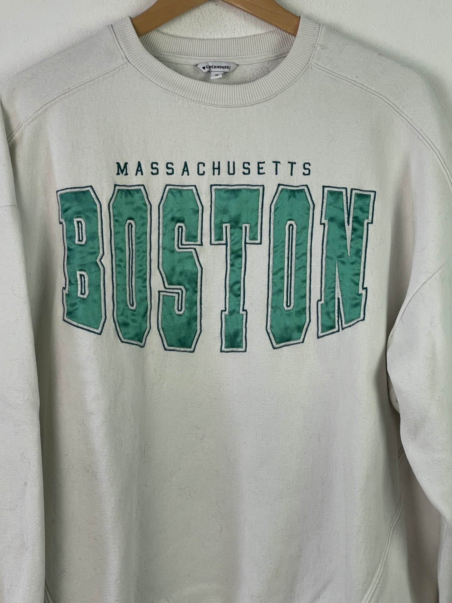 C&A Damen Pullover Gr M Farbe weiss grün