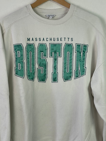 C&A Damen Pullover Gr M Farbe weiss grün