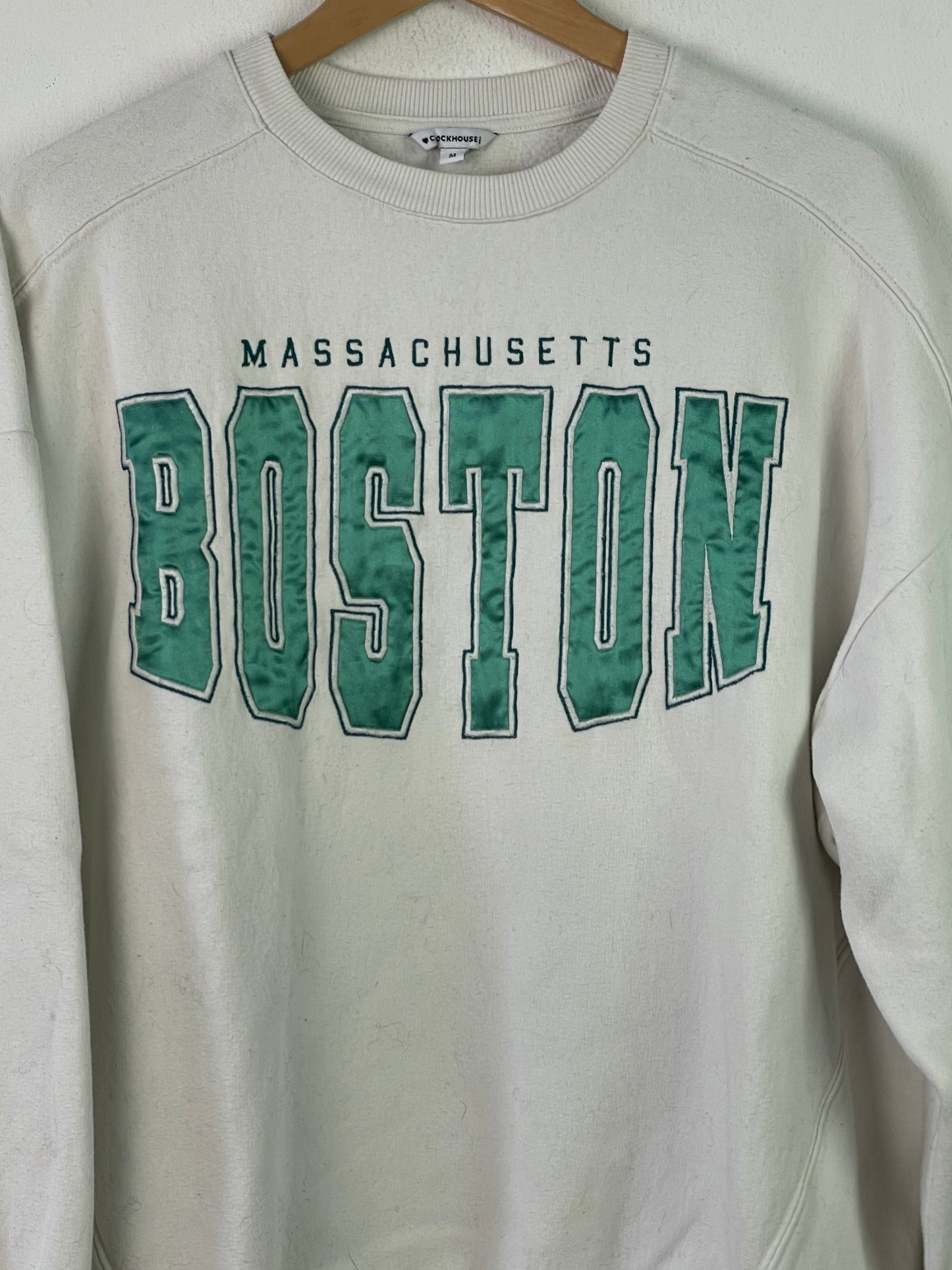 C&A Damen Pullover Gr M Farbe weiss grün