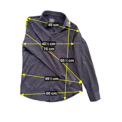 Jet Polo Herren Hemd Gr XL Farbe schwarz