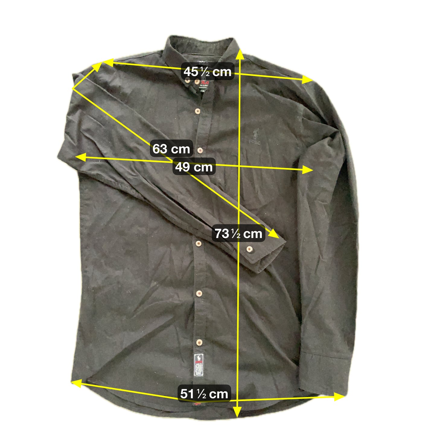 Polo Ralph Lauren Herren Hemd Gr L Farbe schwarz