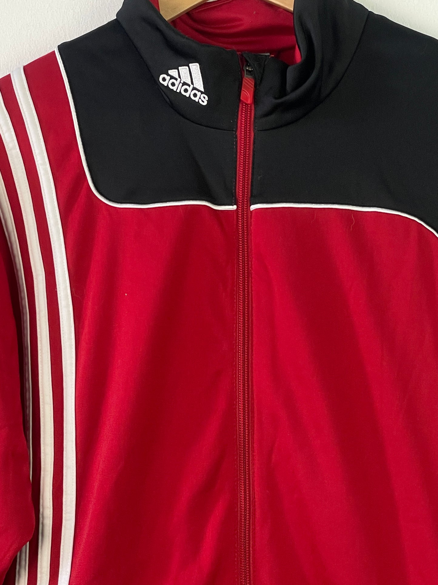 Adidas Herren Jacke Gr L Farbe rot schwarz