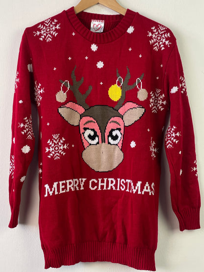 Gazelle Damen Weihnachts Pullover Gr XL Farbe rot