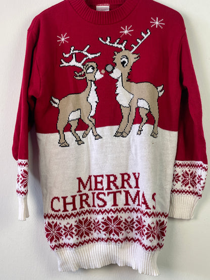 Infiniti Herren Weihnachts Pullover Gr XL Farbe rot