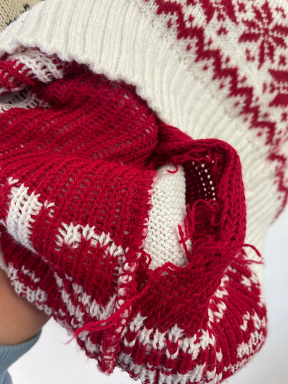 Infiniti Herren Weihnachts Pullover Gr XL Farbe rot