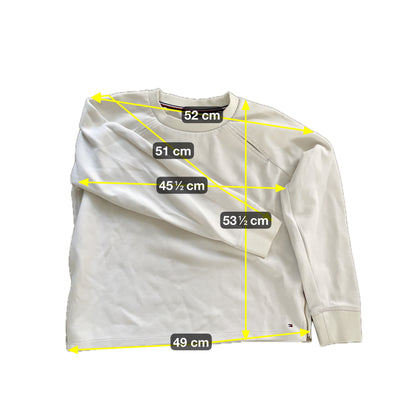 Tommy Hilfiger Damen Pullover Gr M Farbe weiss