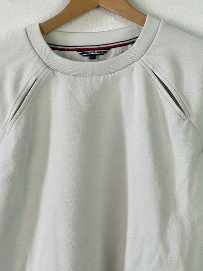 Tommy Hilfiger Damen Pullover Gr M Farbe weiss