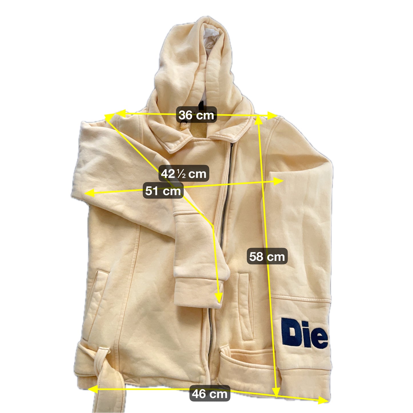 Diesel Damen Jacke Gr S Farbe gelb