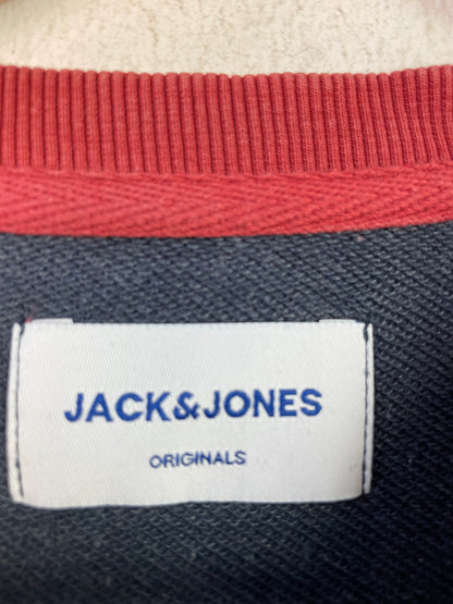 Jack&Jones Herren Pullover Gr M Farbe schwarz rot