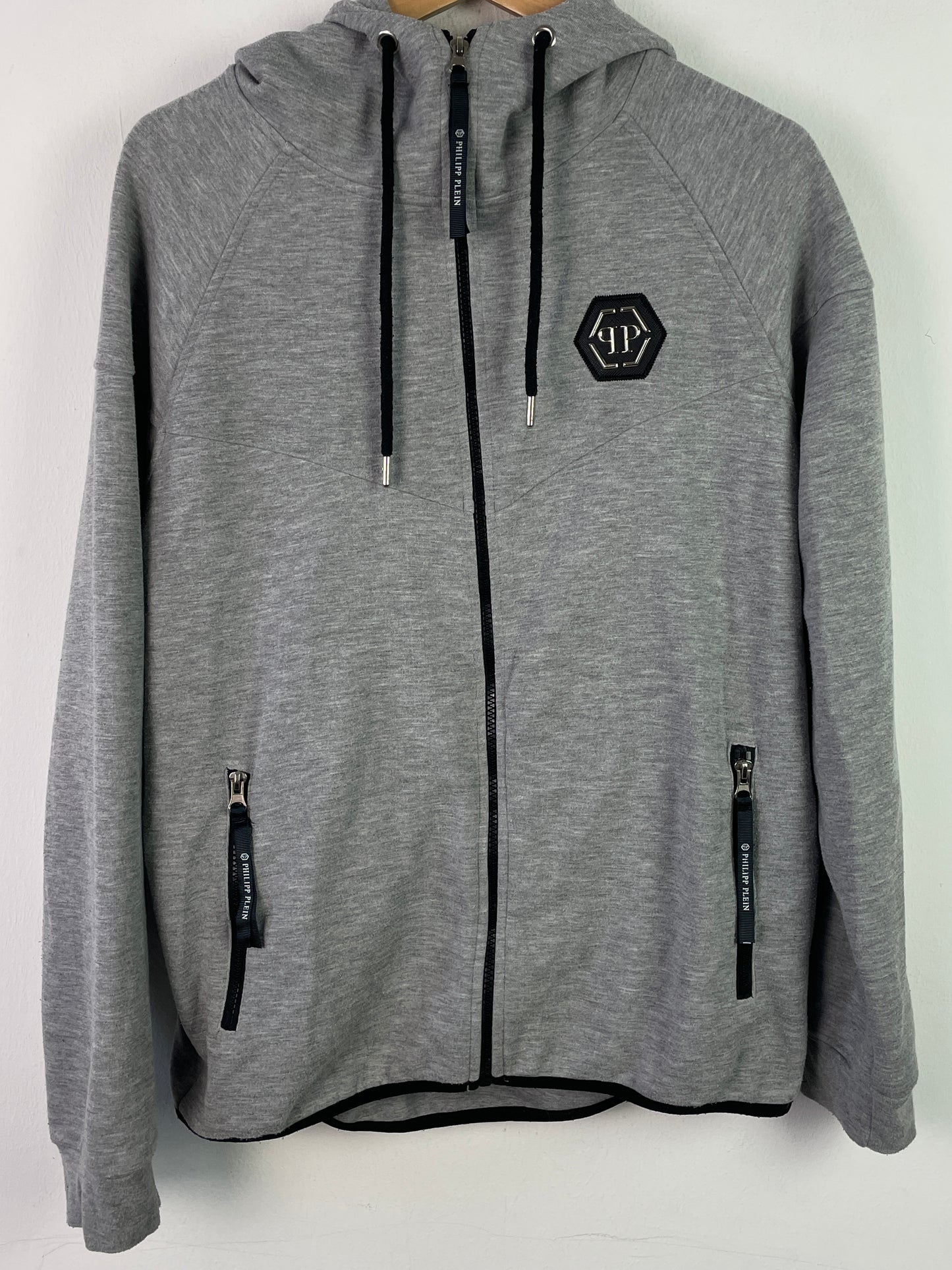 Philip Plein Herren Jacke Gr L Farbe grau