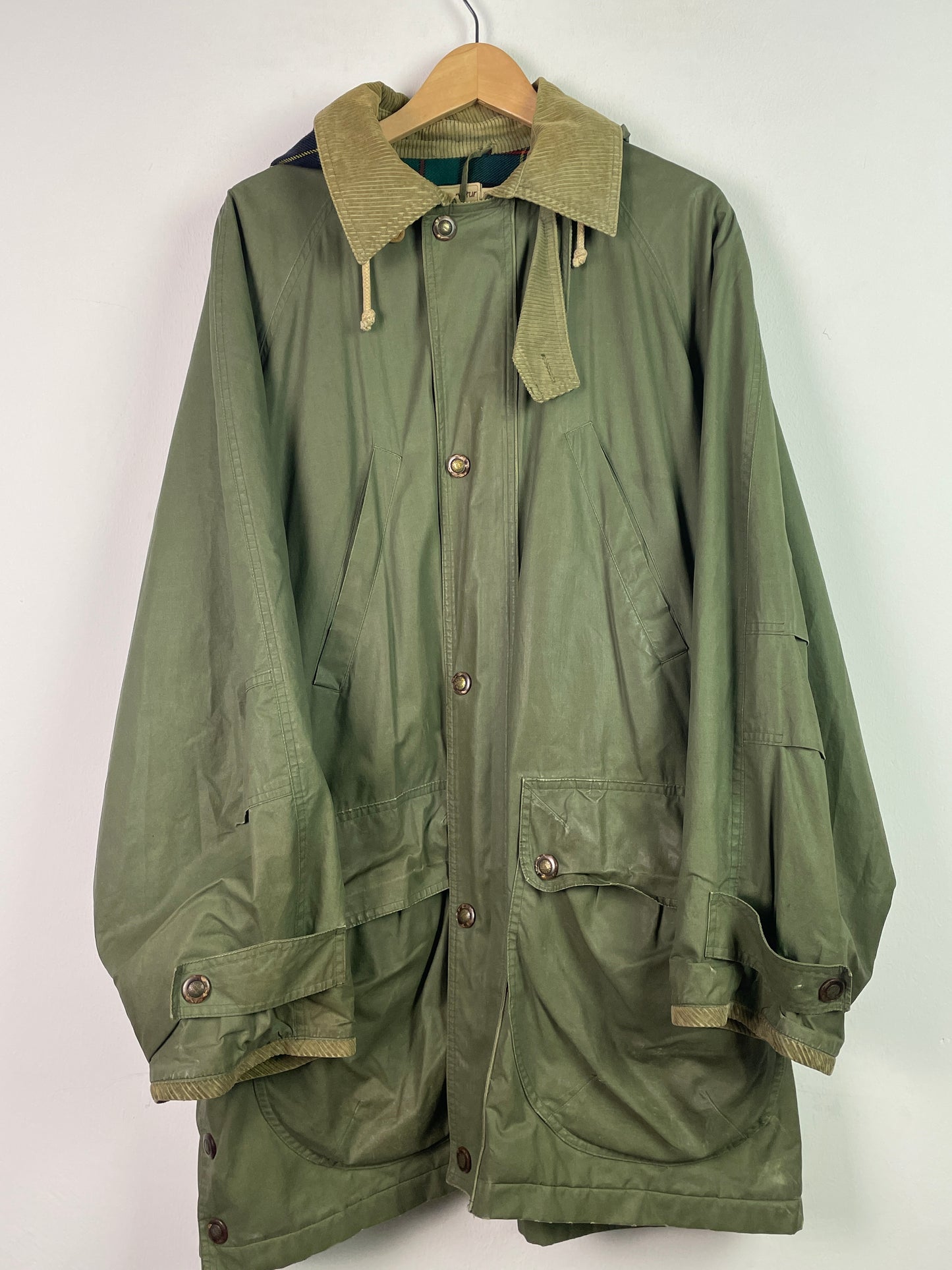 Hess Natur Herren Jacke aus Wolle Gr XXL Farbe khaki