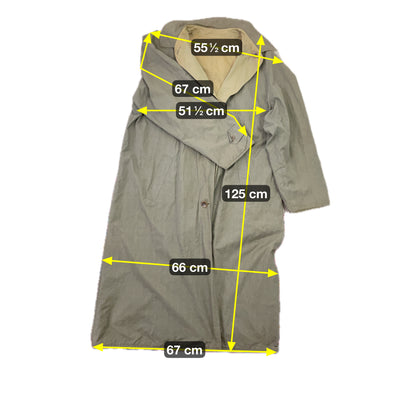 Vintage Herren Mantel Gr XXL Farbe khaki