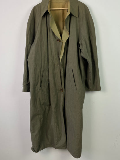 Vintage Herren Mantel Gr XXL Farbe khaki