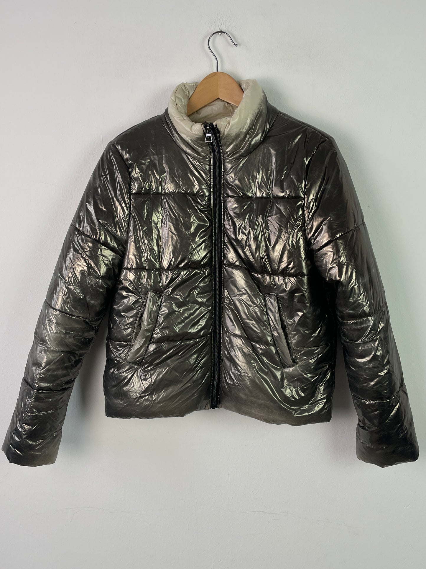 Jaquline de Yong Damen Jacke Gr S Farbe silber