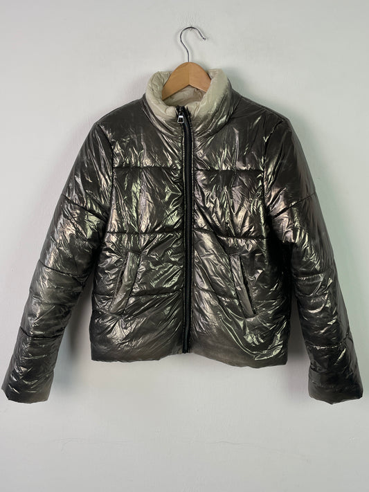 Jaquline de Yong Damen Jacke Gr S Farbe silber