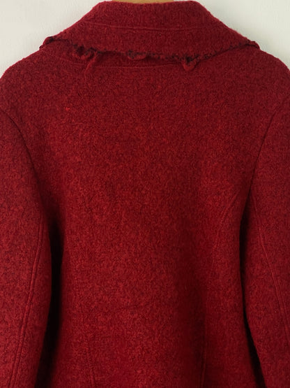 Vintage Damen Jacke Gr L Farbe rot