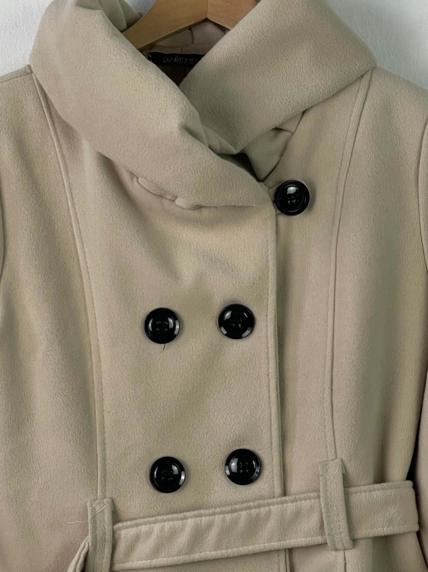 Hotel de Ville Jacke mit Wolle Anteil Gr L Farbe beige