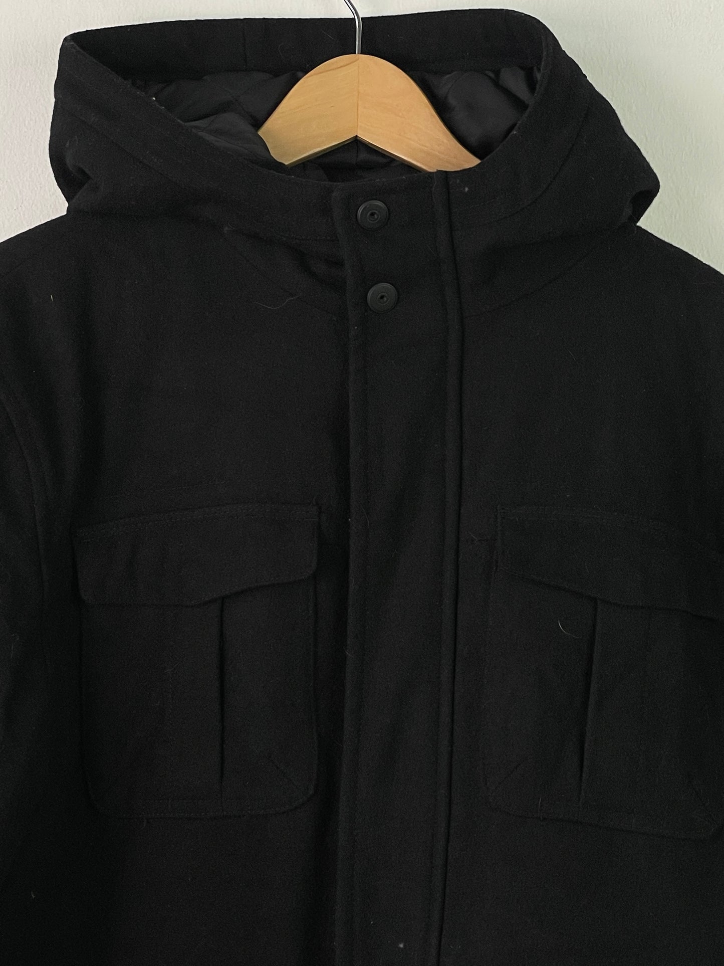 C&A Herren Jacke aus Wolle Gr XL Farbe schwarz