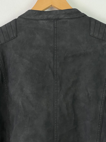Only Herren Faux Leder Jacke Gr XL Farbe schwarz
