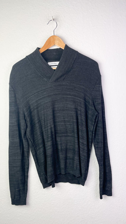 Herren Pullover Calvin Klein in Dunkel Grau Gr M