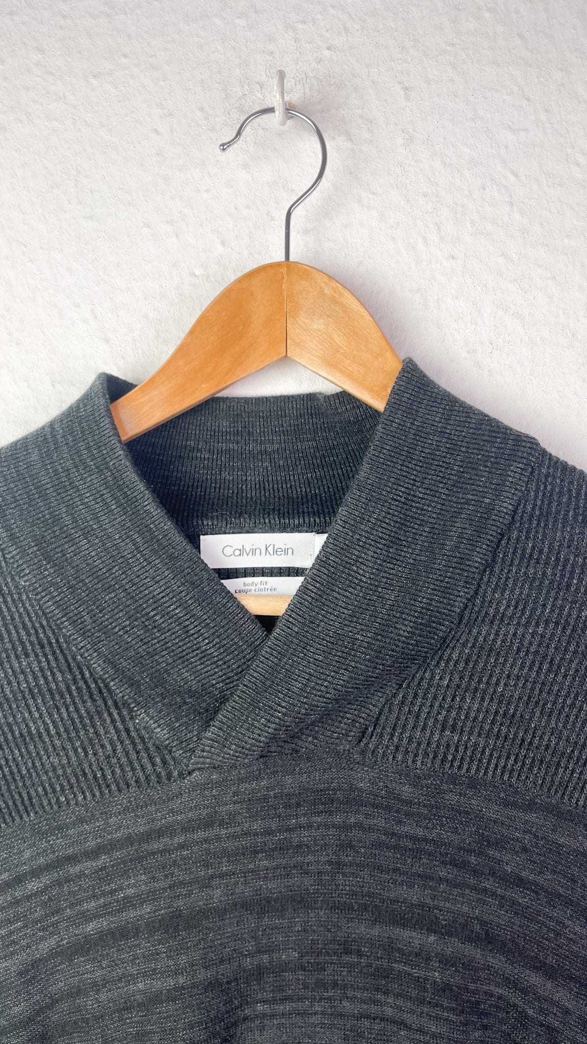 Herren Pullover Calvin Klein in Dunkel Grau Gr M