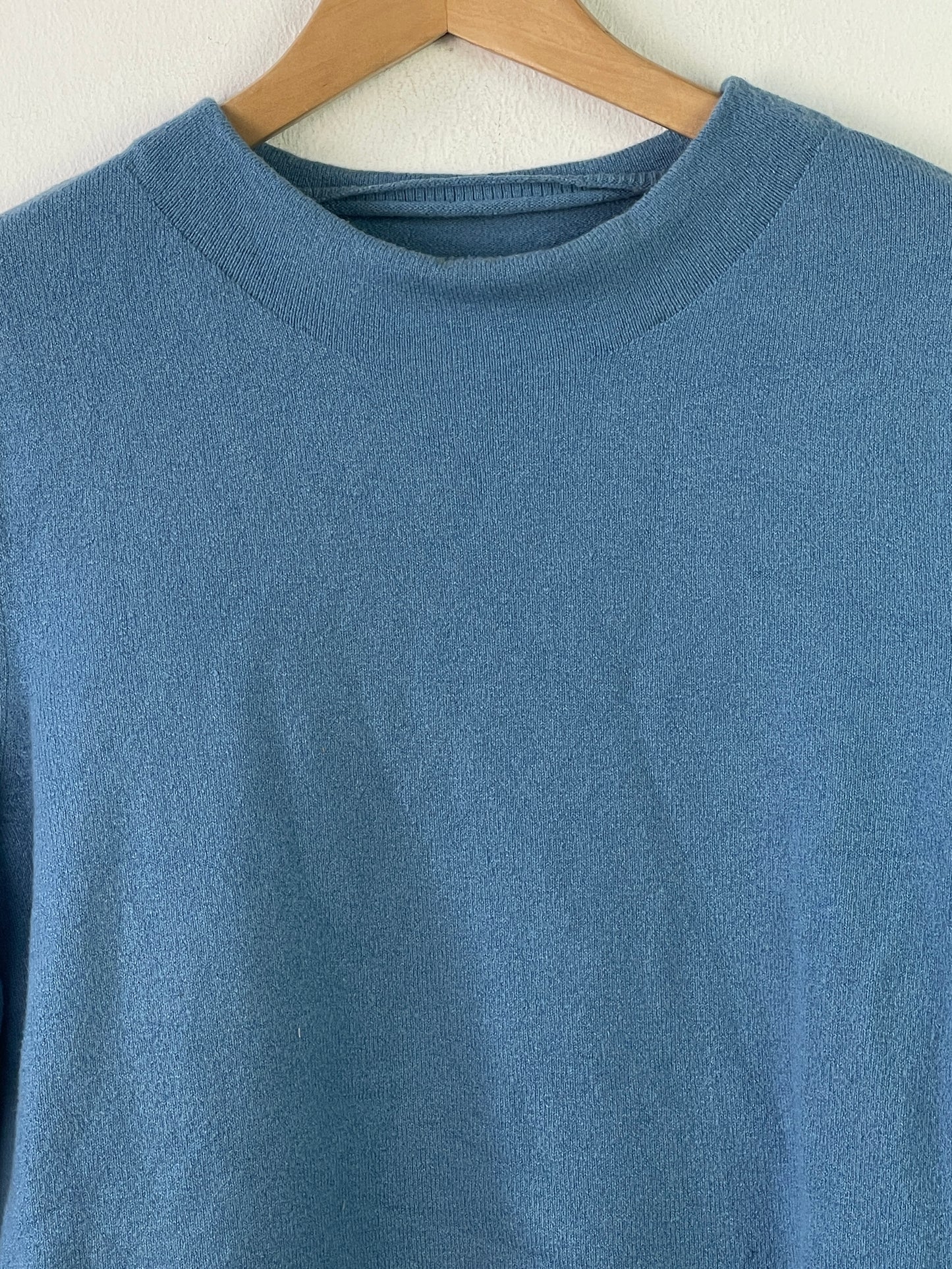 Marc O`Polo Damen Pullover aus Wolle Gr XL Farbe blau