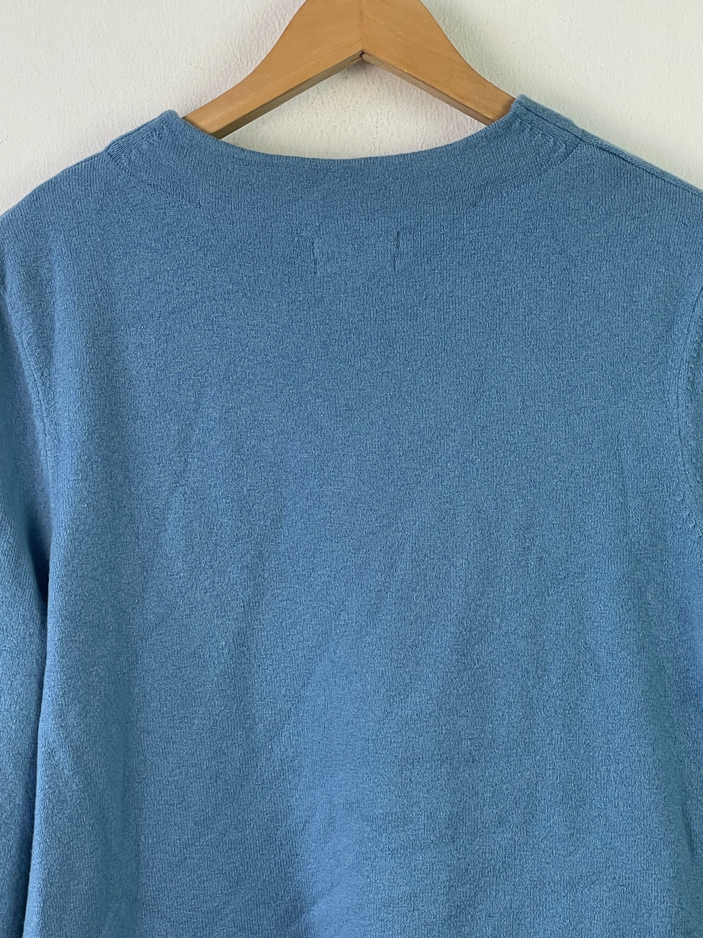 Marc O`Polo Damen Pullover aus Wolle Gr XL Farbe blau