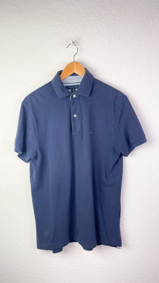 Herren Polo Hemd Tommy Hilfiger in Dunkel Blau Gr S