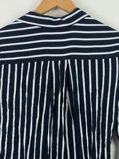 Tommy Hilfiger Damen Hemd Gr S Farbe marineblau weiss