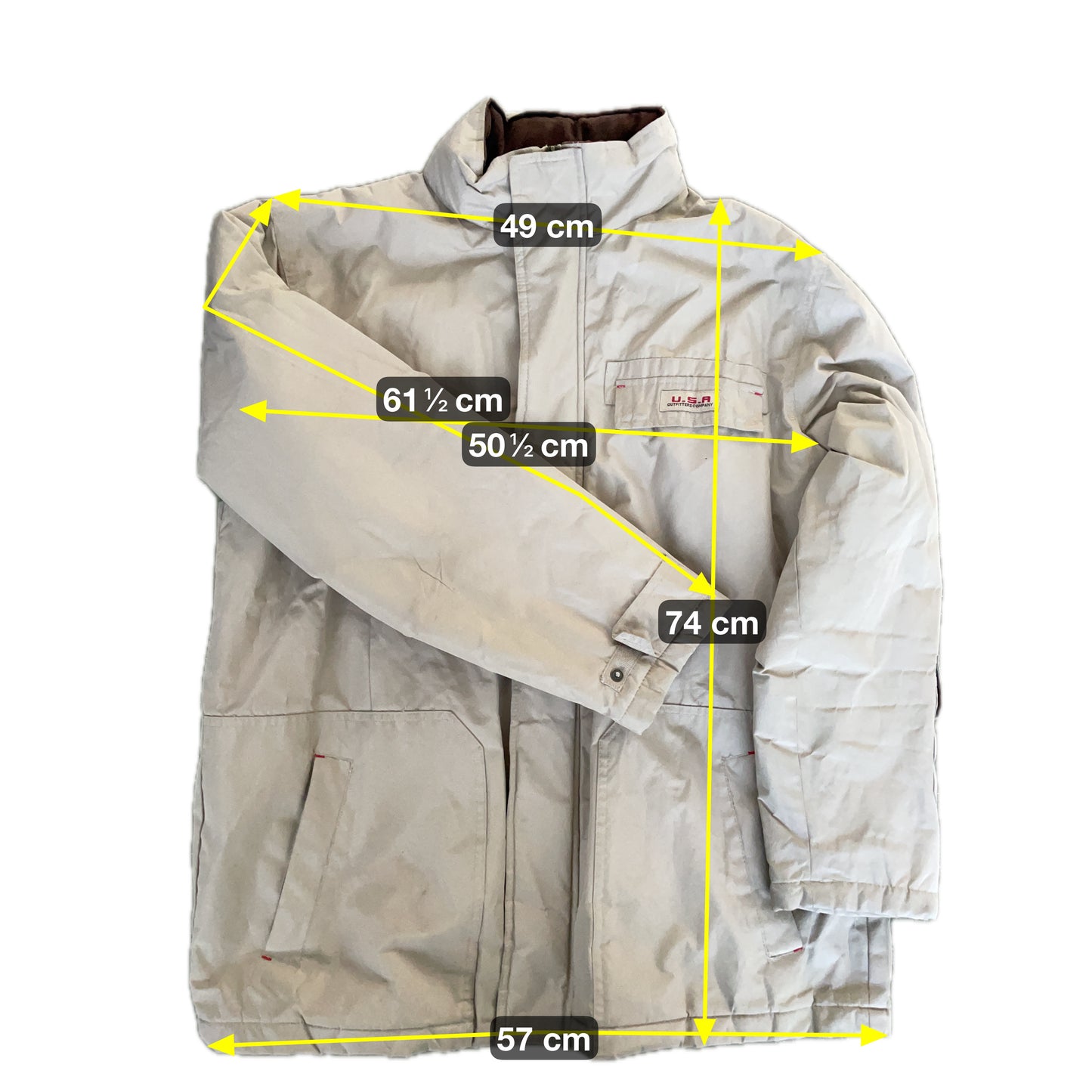 Atlas Herren Jacke Gr L Farbe beige