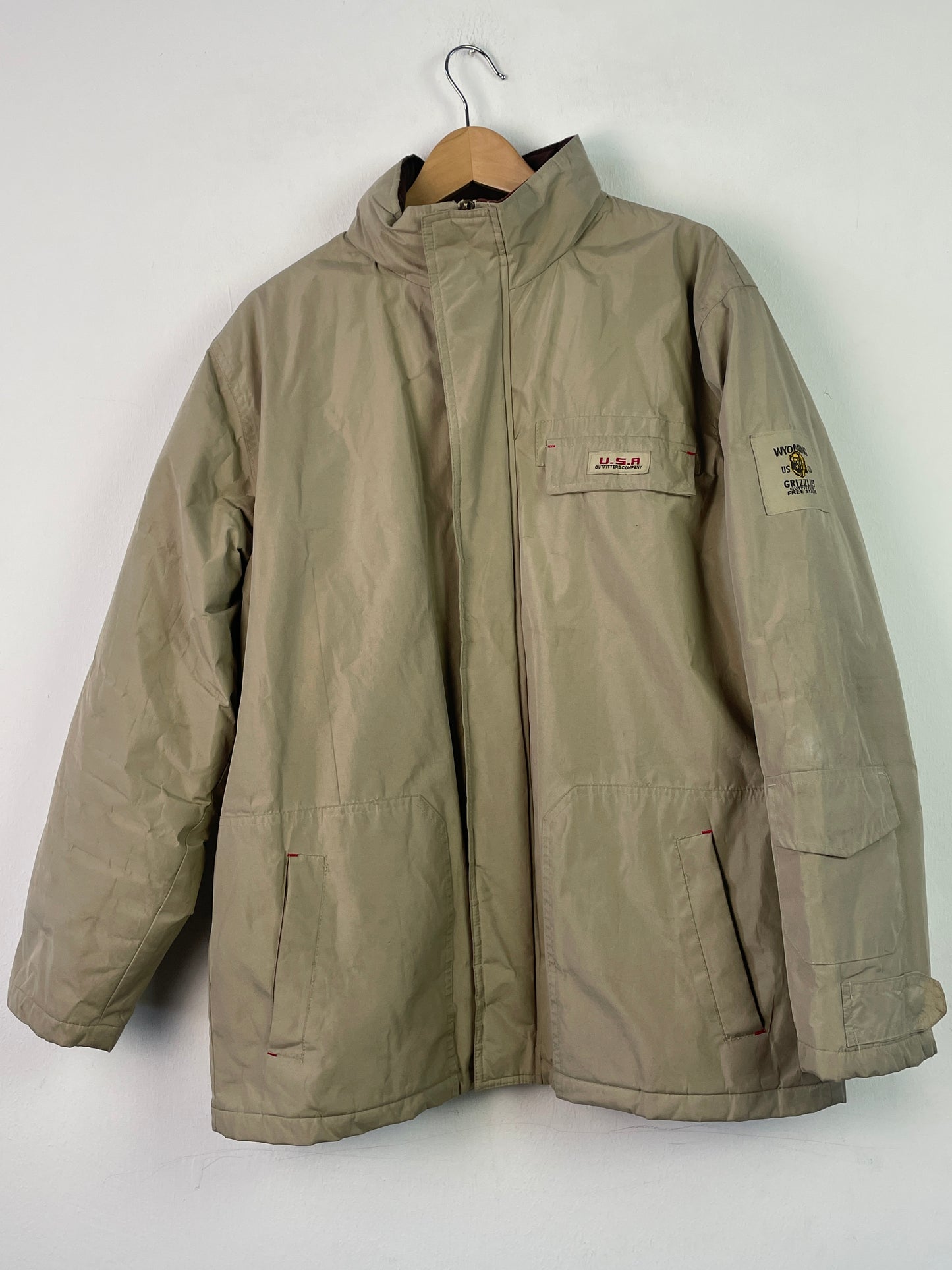 Atlas Herren Jacke Gr L Farbe beige