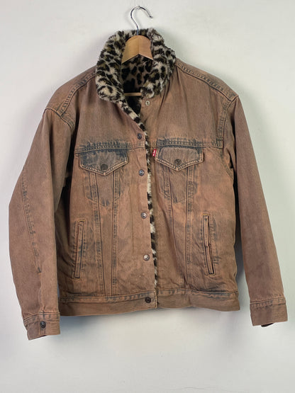 Levis Damen Jacke Gr XL Farbe braun