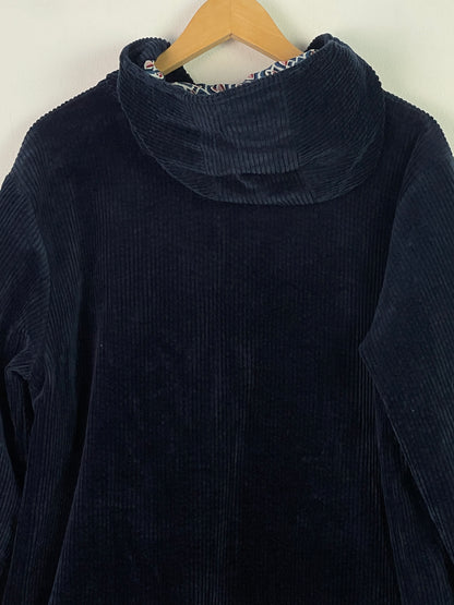 Vintage Damen Mantel Gr XL Farbe marineblau